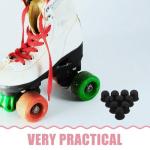 Shock Absorbing Bushings for Double Row Roller Skates