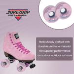 Sure-Grip Boardwalk Outdoor Roller Skate Wheels - Tea Berry