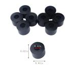 VKEDA Black Quad Roller Skates with Magic Cushions