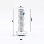 Black PU Rubber Roller Skate Toe Stoppers Pair