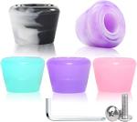 VNAKER Rubber Roller Skate Toe Stoppers with Screws