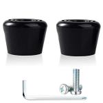 VNAKER Rubber Roller Skate Toe Stoppers with Screws