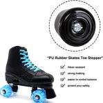 VNAKER Rubber Roller Skate Toe Stoppers with Screws