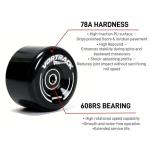 VORTRACK 78A Quad Roller Skate Wheels - 8 Pack