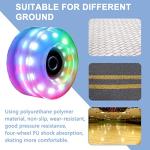 Tanzfrosch Light Up Roller Skate Wheel Pack