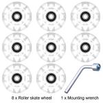 Tanzfrosch Light Up Roller Skate Wheel Pack