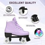 Risup High Top Roller Skates for Everyone - Purple