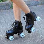 Ugboiu Classic Black Roller Skates for All