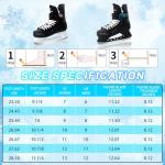 Nattork Lightweight Ice Hockey Skates with Ankle Support