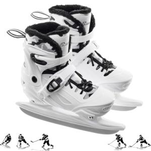 Camouflage Pattern Ice Hockey Skates for All Sizes