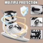 Camouflage Pattern Ice Hockey Skates for All Sizes