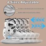 Camouflage Pattern Ice Hockey Skates for All Sizes