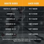 Soft Flexible Replacement Skate Laces - 96 Inches