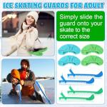 Liliful 8 Pcs Skate Blade Protector Cover Set