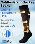 Ramede Cut Resistant Hockey Socks - 5 Pairs