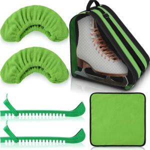 Liliful 4 Skate Guards and Towel Set - Green