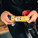 Howies 120" White Waxed Hockey Skate Laces