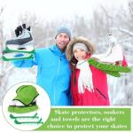 Liliful 4 Skate Guards and Towel Set - Green