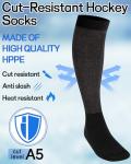 Cut Resistant Knee High Hockey Socks for Men