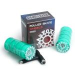CLAS FOX 78A Quad Roller Skate Wheels - Green