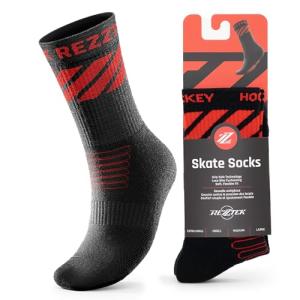 Rezztek Hockey Skate Socks with Grip Sole