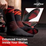 Rezztek Hockey Skate Socks with Grip Sole