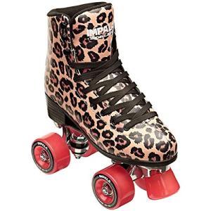 Impala Leopard Quad Roller Skates Size 5