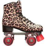 Impala Leopard Quad Roller Skates Size 5