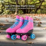Cute Graphic Quad Roller Skates for All Ages