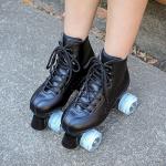 Ugboiu Classic Black Roller Skates for All