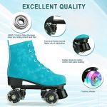 Silvertree High-Top Light-Up Roller Skates - Blue