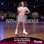 Premium White Quad Roller Skates for Girls and Women