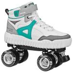 Roller Derby Glidr White/Teal Sneaker Skate