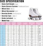 PAPAISON Deluxe Dual Layer Roller Skates for Everyone