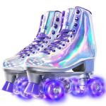 JajaHoho Holographic High Top Roller Skates