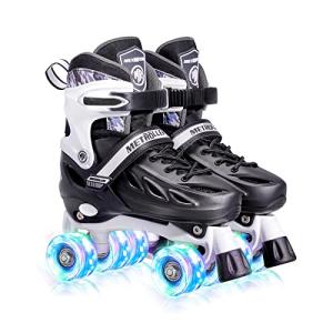 Adjustable Light-Up Roller Skates for Kids