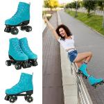 Silvertree Light Up High-Top Roller Skates