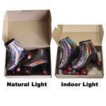 Holographic High Top Roller Skates for All
