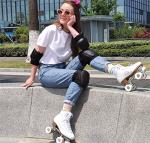PAPAISON Deluxe Dual Layer Roller Skates for Everyone