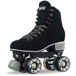Crazy Skates Evoke Suede Quad Roller Skates Black
