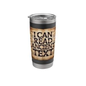 Ancient Texts Insulated Tumbler for History Lovers