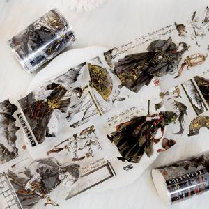 Ancient Style Rainbow Washi Tape for Journaling