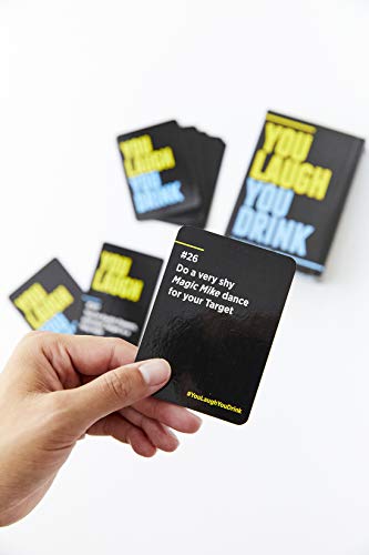 You Laugh You Drink Party Card Game