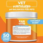 Paw Science Ear Cleaner Wipes for Dogs & Cats
