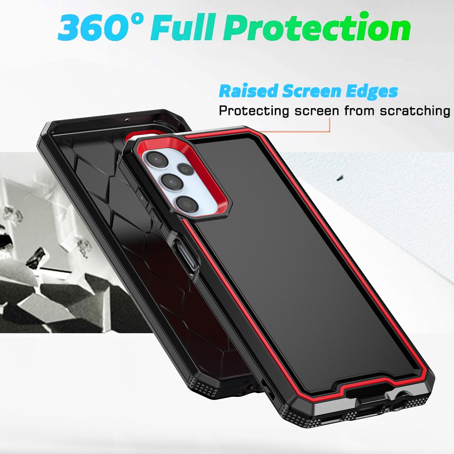 Motorola Moto G Play/Pure/Power 2022 Case with Protector