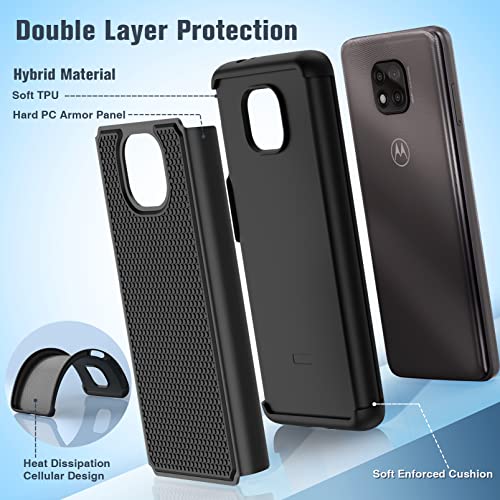 Motorola Moto G Power 2021 Rugged Case - Matte Black