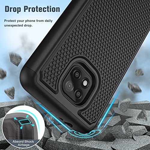 Motorola Moto G Power 2021 Rugged Case - Matte Black