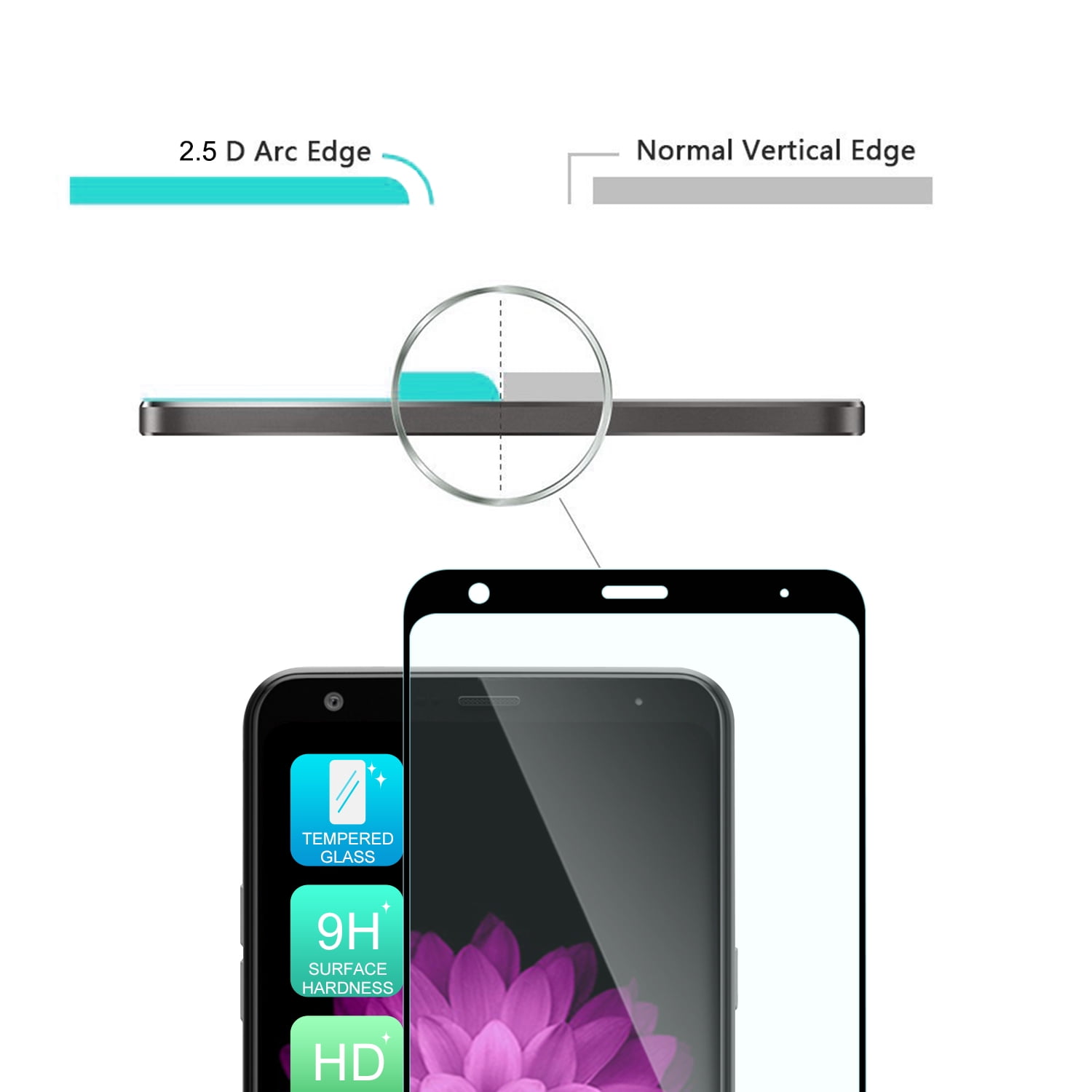 LG Stylo 5 Rose Gold Dual Layer Phone Case