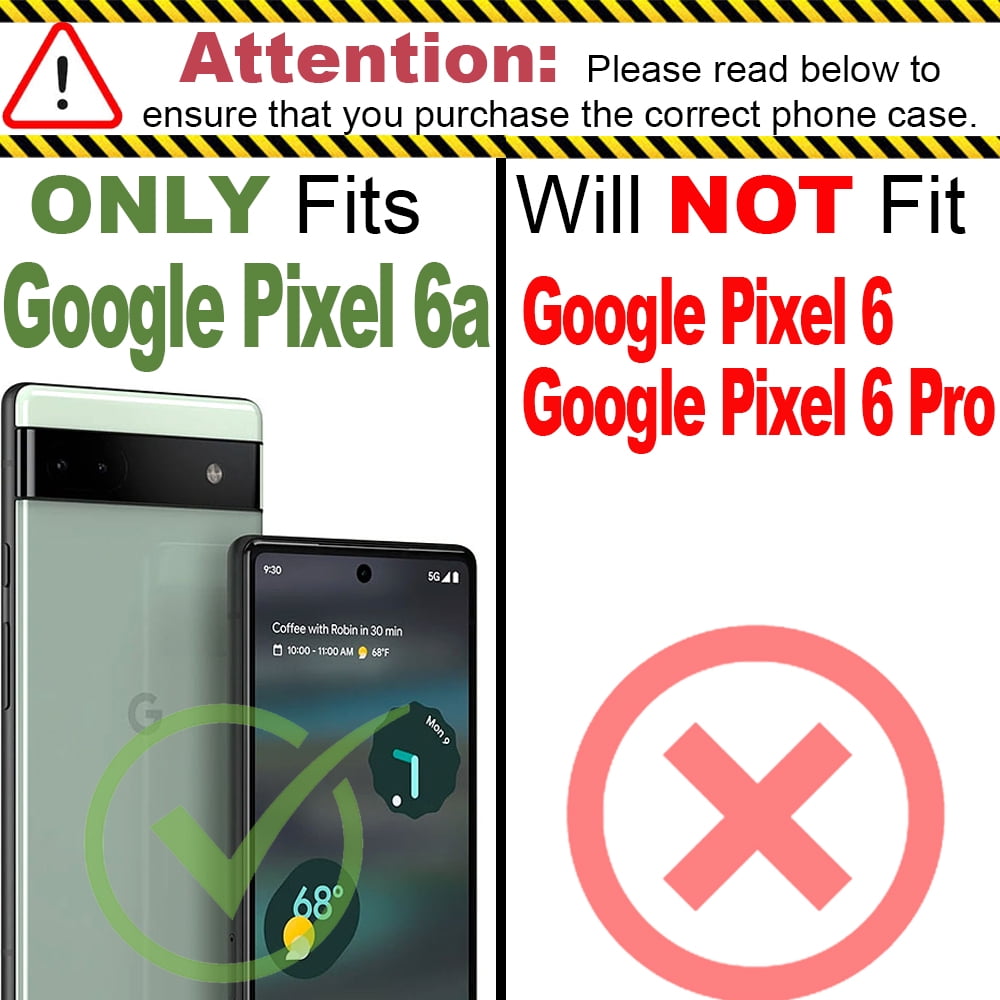 CoverON Google Pixel 6a Rugged Case with Kickstand