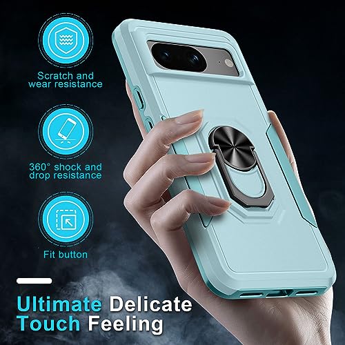 Janmitta Heavy Duty Pixel 8 Case with Protectors